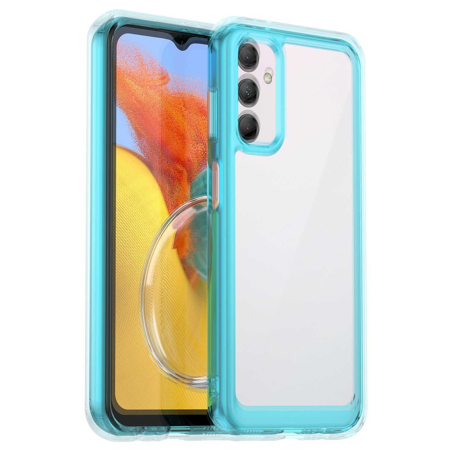 Pro Samsung Galaxy M14 5G TPU akrylové pouzdro na telefon odolné proti pádu, průhledný ochranný kryt telefonu Pro Samsung Galaxy M14 5G TPU akrylové pouzdro na telefon odolné proti pádu, průhledný ochranný kryt telefonu